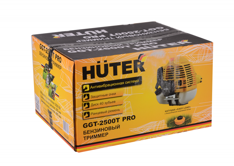 Триммер бензиновый HUTER GGT-2500T PRO (с антивибрационной системой)