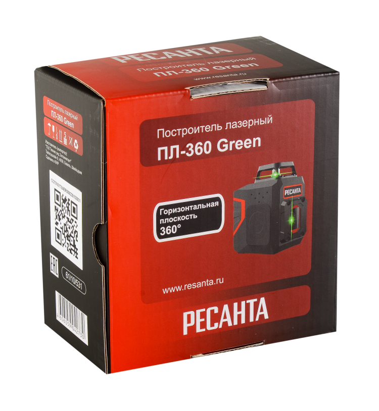 Построитель лазерный Ресанта ПЛ-360 Green